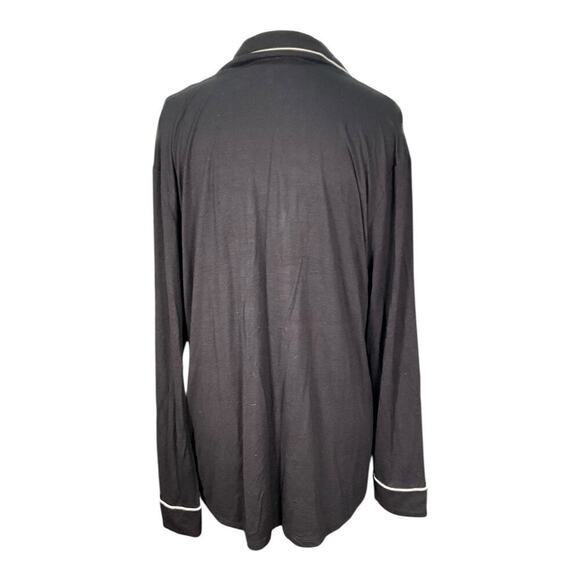Cariloha Sleepwear Pajama Top Bamboo Viscose Button Up Long Sleeve Size XL NWT - Picture 2 of 11